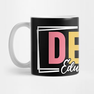 Deaf Education DHH Teacher Appreciation Funny Hearing Loss Mug